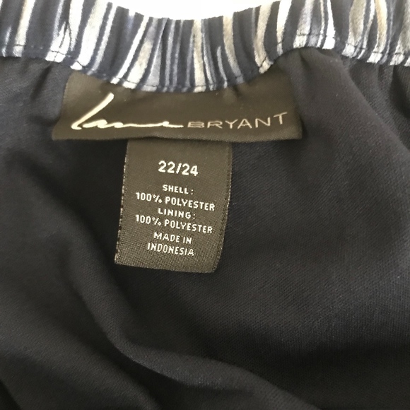Lane Bryant Blue Chiffon Maxi - Plus Size - Picture 5 of 5